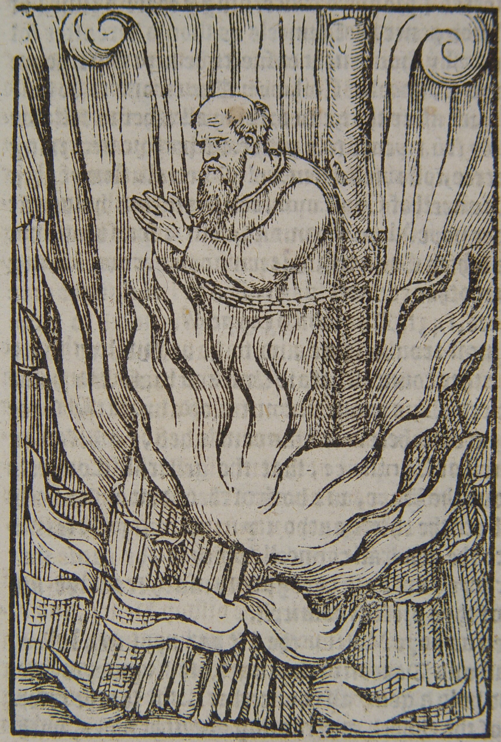 Martyrs burned at stake